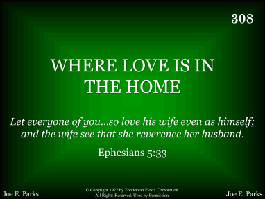 Where God Is In The Home