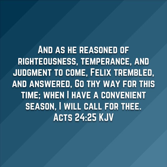 A More Convenient Time