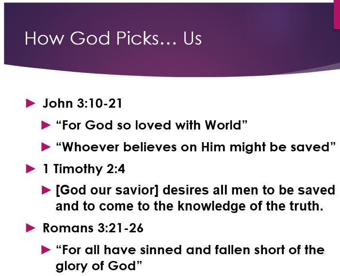 Who God Picks