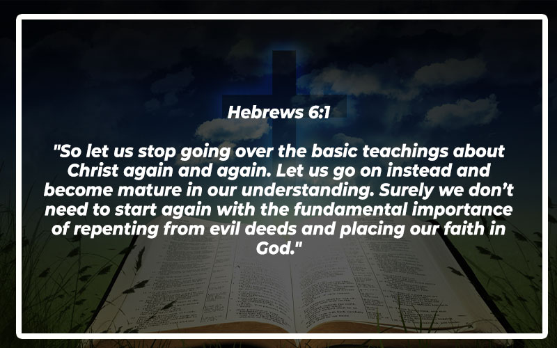 Maturing in God