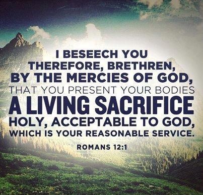 Sacrifices Acceptable to God